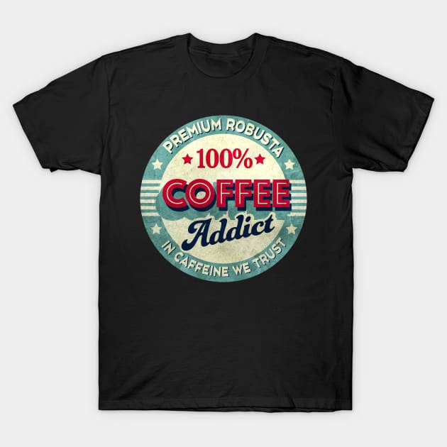 Caffeine T-Shirt by Black Tee Inc